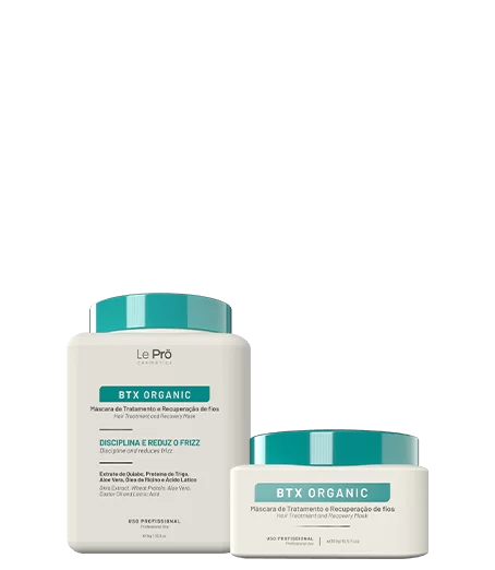 Linha de produtos Máscara Reconstrutora Organic